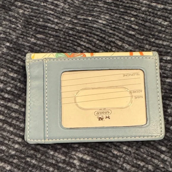 Coach Multicolor Card Holder - Picture 2 of 4